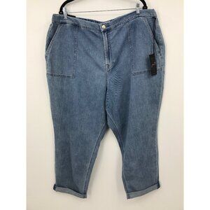 Jen7 by 7 For All Mankind The Everyday Relaxed Straight Stretch Jean 20 NEW